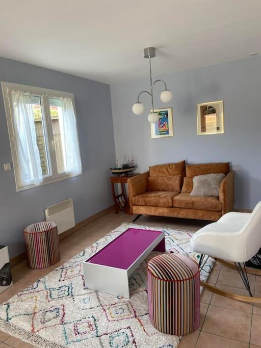L'Ocean, Maison Avec Jardin Clos Tracy-sur-Mer ภายนอก รูปภาพ